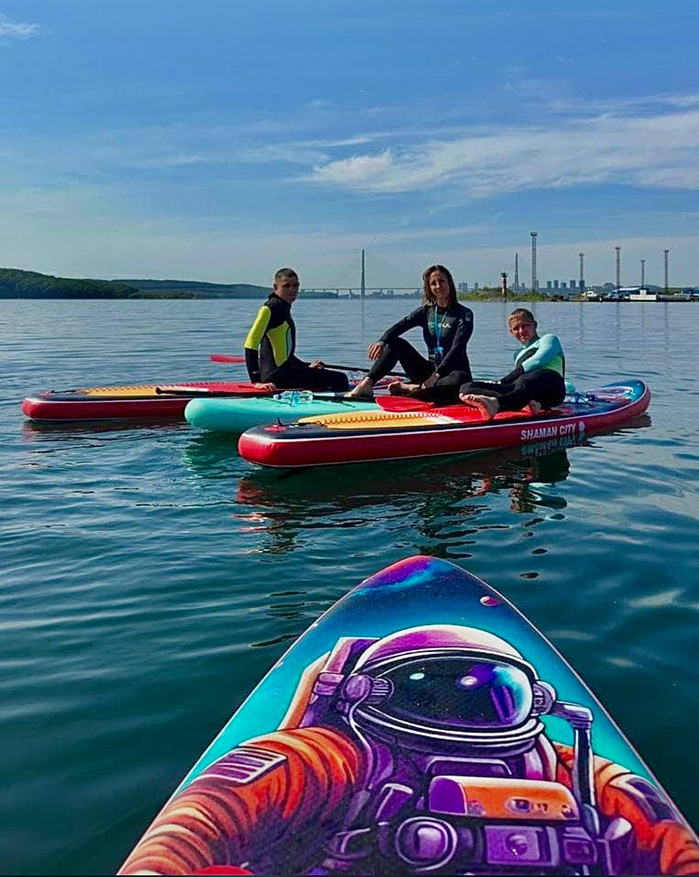 Сапборд на воде — SUP 125